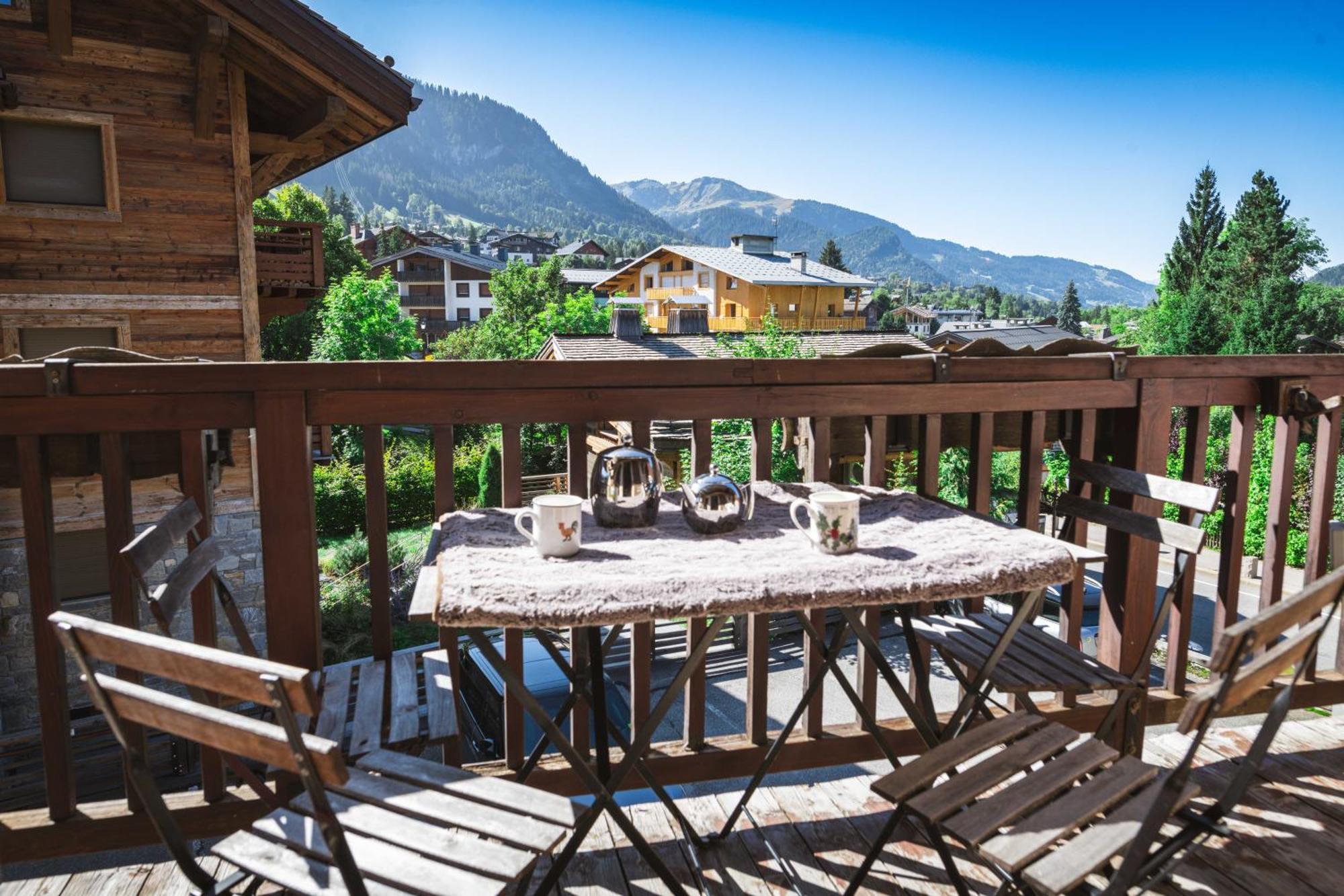 Warm 2-Bedroom Apartment Near The Tourist Office Megève Exteriör bild