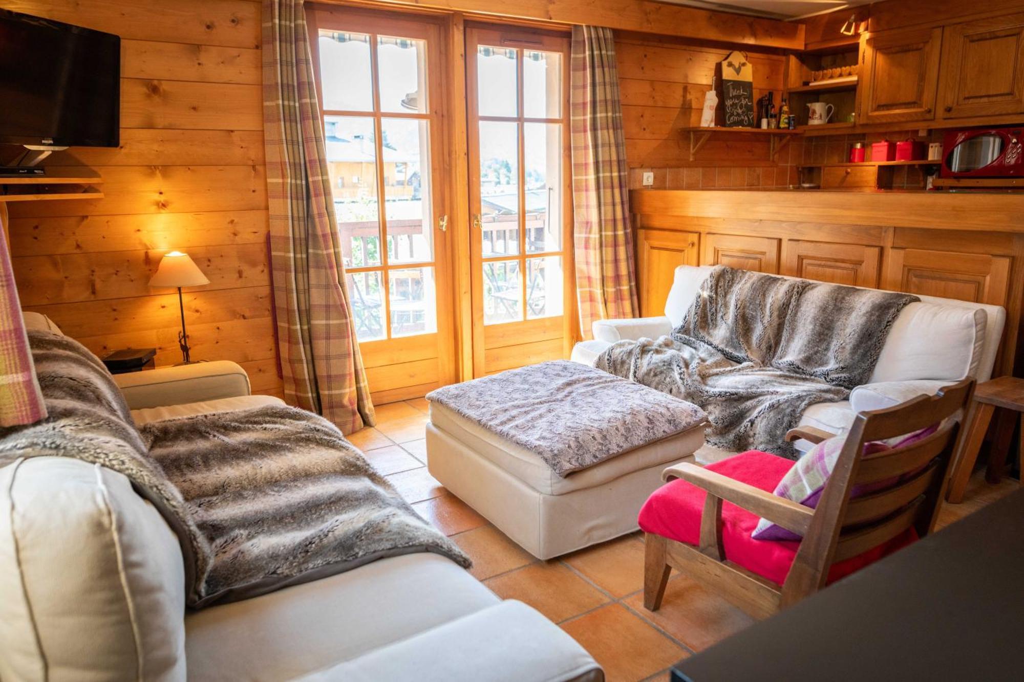 Warm 2-Bedroom Apartment Near The Tourist Office Megève Exteriör bild